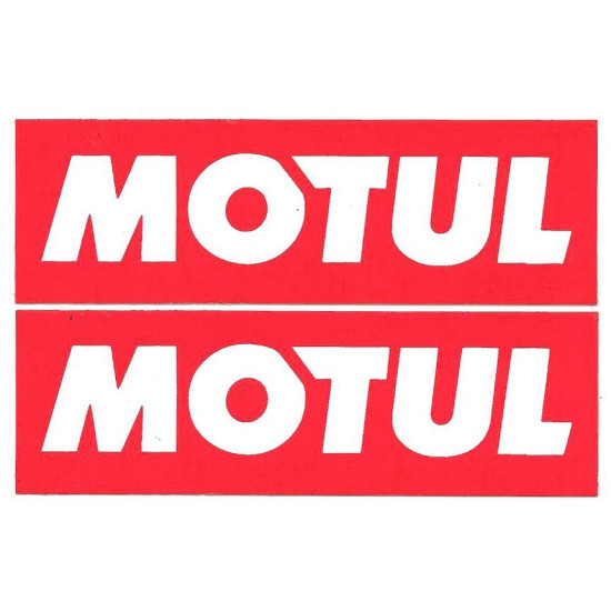 Motul logo vinyl sticker / decal for bikes, cars and laptop